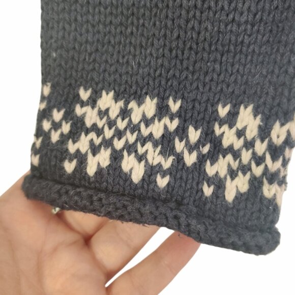 Northern Isles Vintage Soft Cotton Navy Ugly Christmas Sweater EUC sz XL - Picture 3 of 8